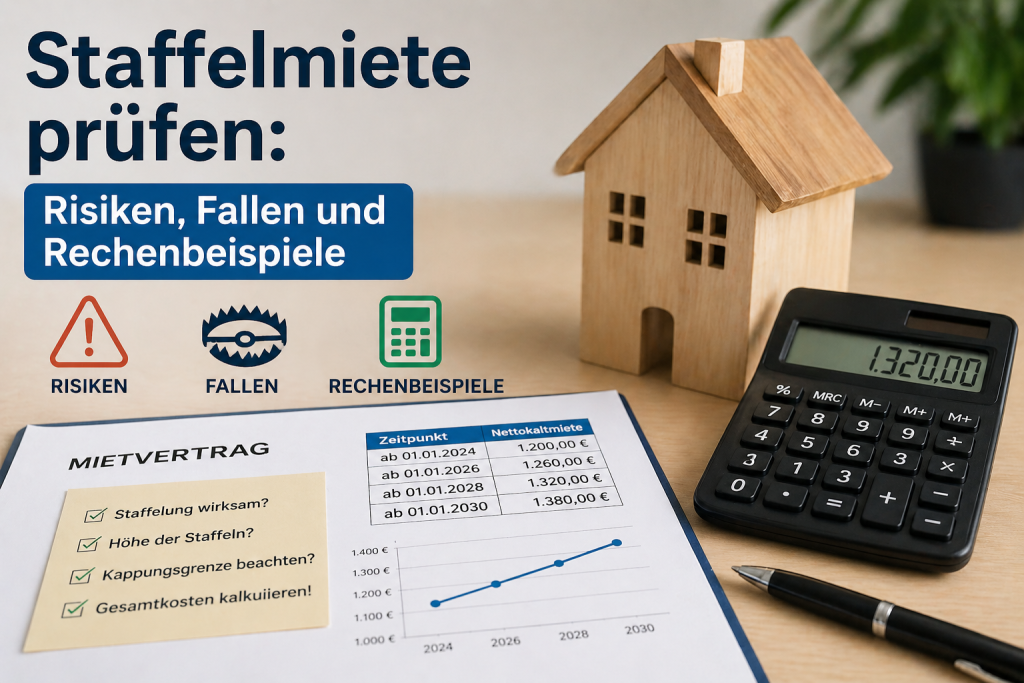 Staffelmiete prüfen: Risiken, Fallen und Rechenbeispiele