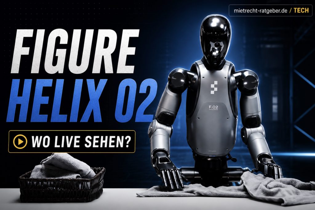 Figure Helix 02: Wo man den F.03-Roboter-Livestream in Deutschland sieht Figure Helix 02 live stream