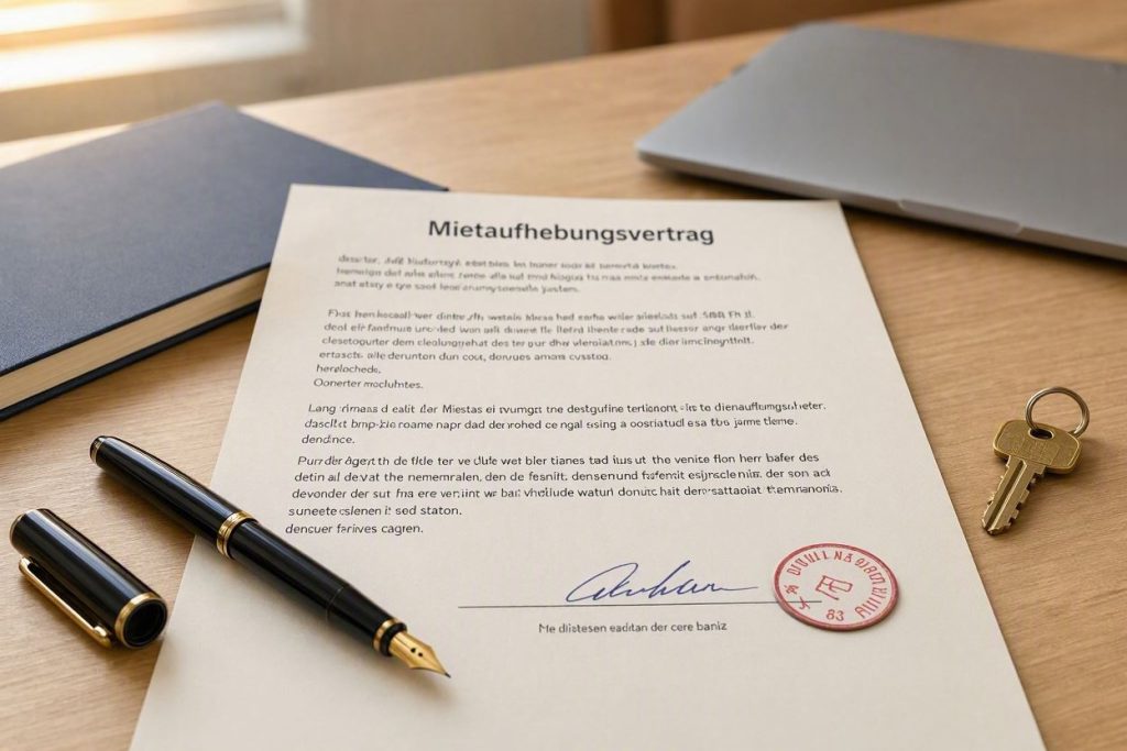 Mietaufhebungsvertrag: Wann er sich lohnt und was hinein muss