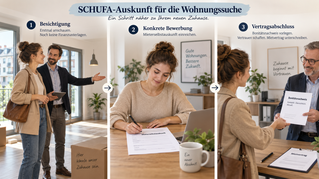 SCHUFA-Auskunft für die Wohnungssuche: Was Vermieter verlangen dürfen