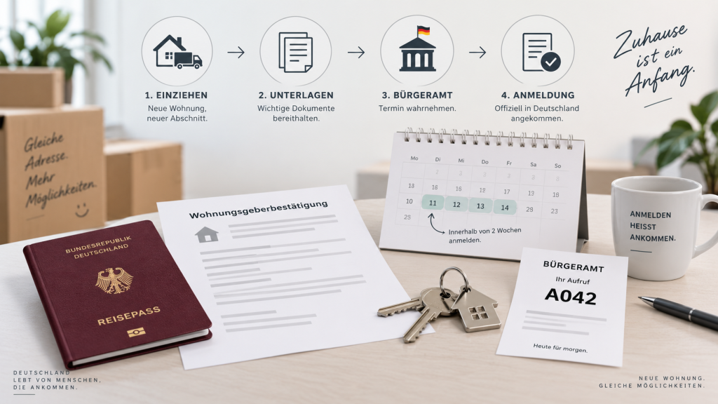 Wohnung anmelden in Deutschland: Fristen, Unterlagen und typische Fehler