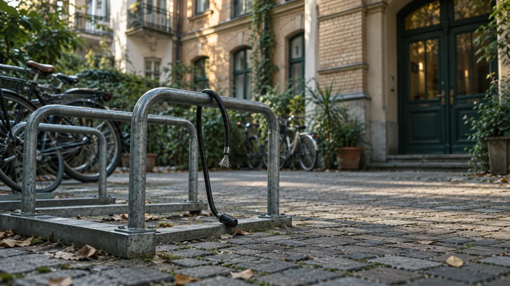 Ein verschwundenes Fahrrad wirft drei getrennte Fragen auf: Strafanzeige, Versicherungsschutz und mögliche Pflichten des Vermieters. Symbolbild, KI-generiert.