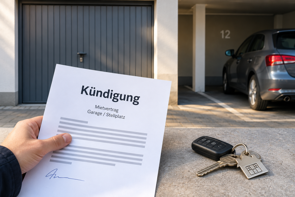 Garage oder Stellplatz kündigen: Welche Fristen gelten? Garage oder Stellplatz kündigen: Welche Fristen gelten?
