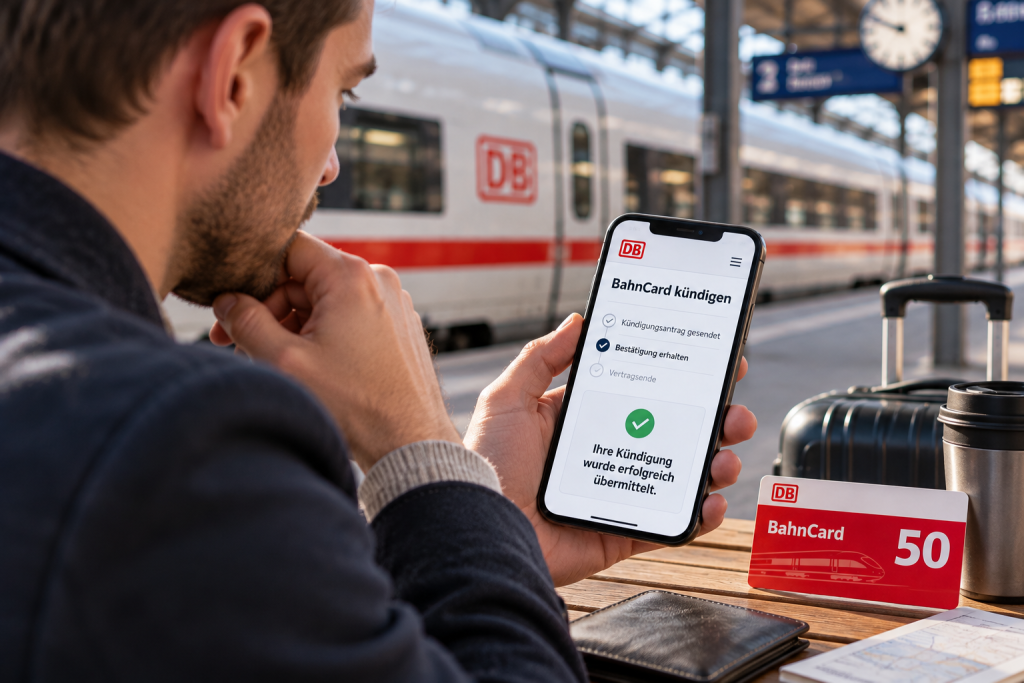 BahnCard kündigen: Frist, automatische Verlängerung und Bestätigung BahnCard kündigen: Frist, automatische Verlängerung und Bestätigung