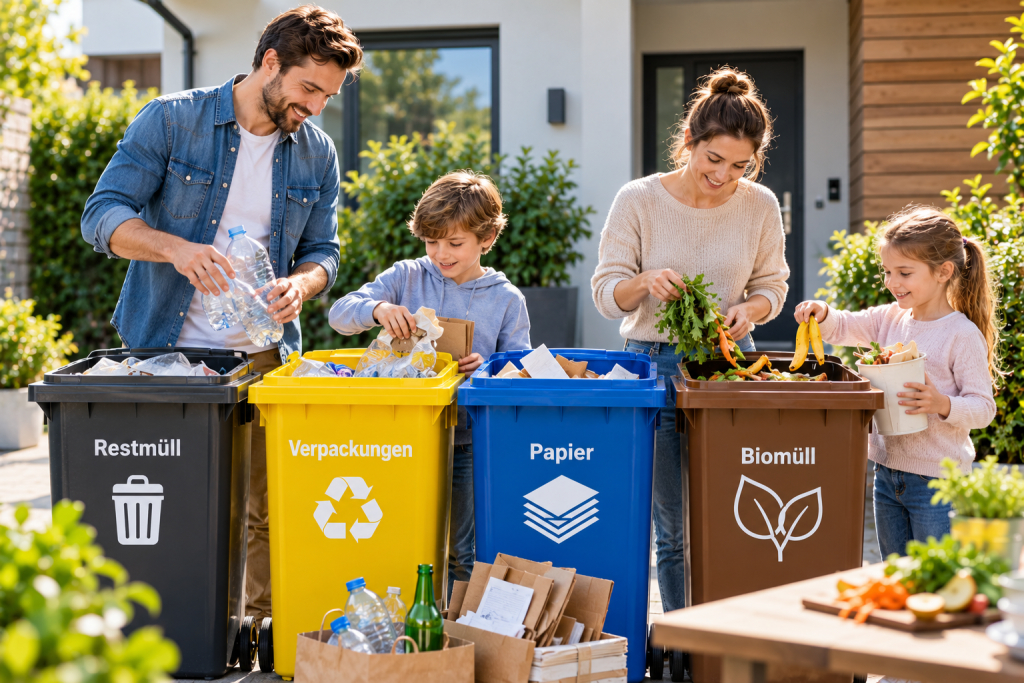 Müll richtig anmelden und trennen: Was Haushalte in Deutschland wissen sollten