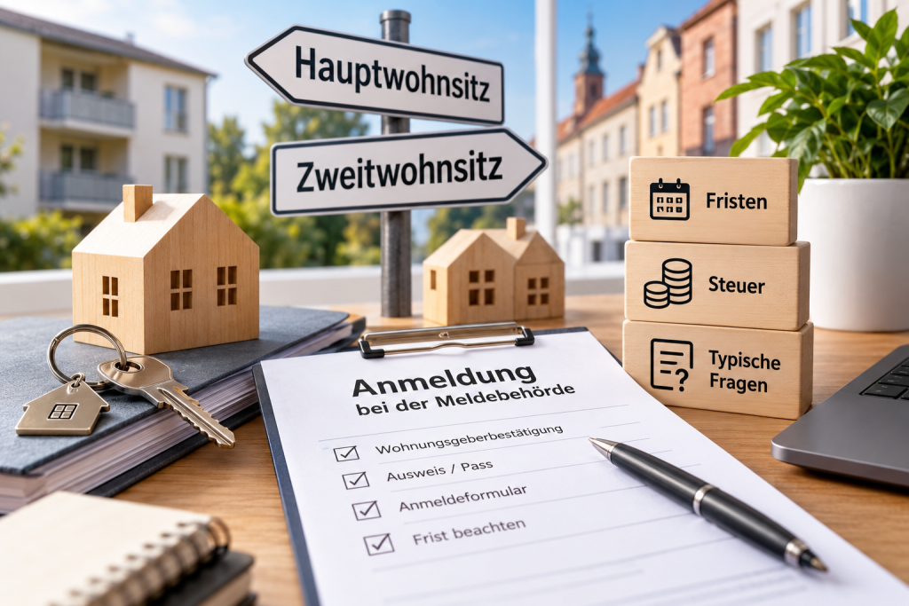 Zweitwohnsitz anmelden: Fristen, Steuer und typische Fragen