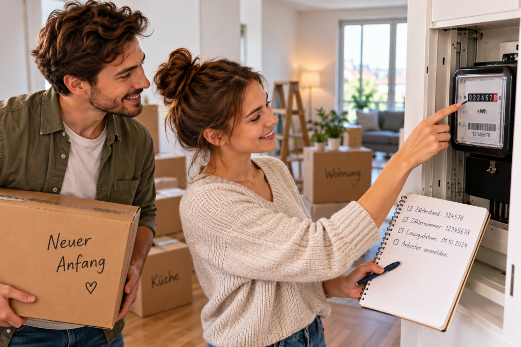 Strom anmelden in der neuen Wohnung: Schritt-für-Schritt-Anleitung