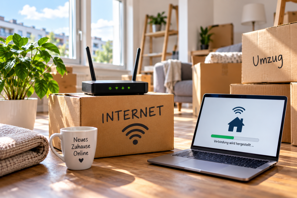 Internetvertrag beim Umzug: Mitnehmen, kündigen oder neu abschließen?