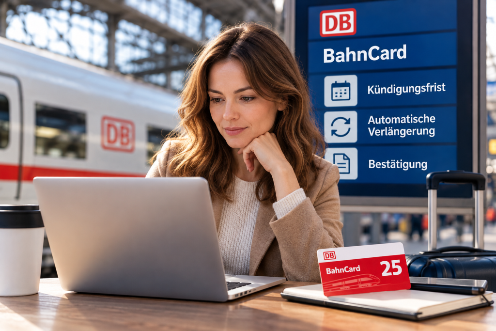 BahnCard kündigen: Frist, automatische Verlängerung und Bestätigung